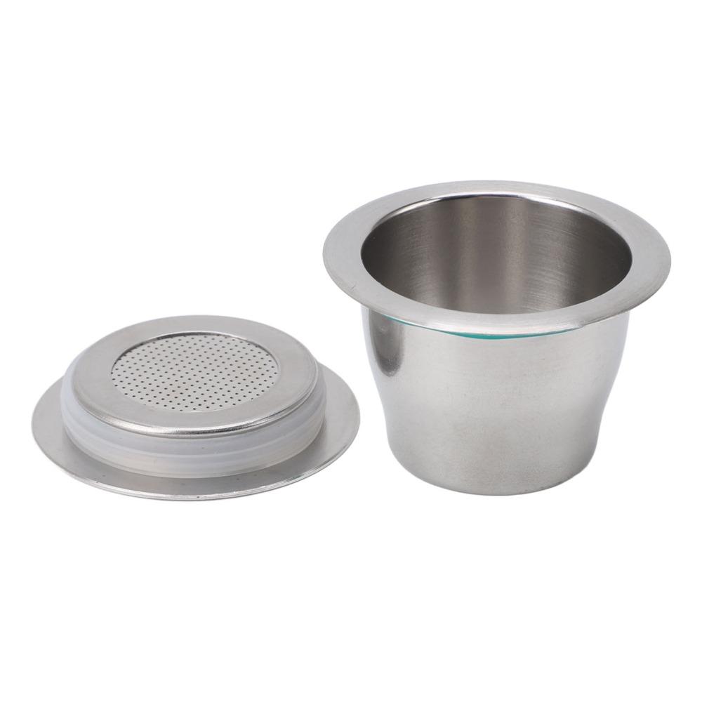 With Filter Paper Stainless Steel Coffee Pod Reusable Design Reusable Coffee Pod For Coffee Lovers