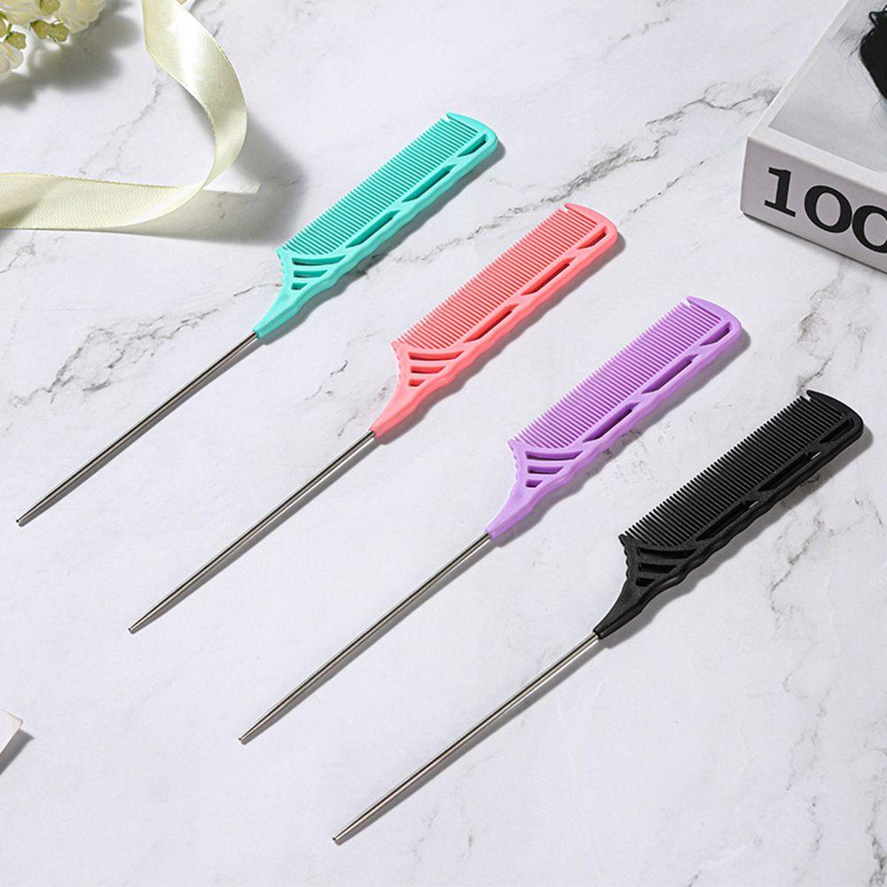 Highlight Hair Cutting Hair Edge Trimmer Rat Tail Combs Sharp Tail Styling Comb Hair Tail Comb