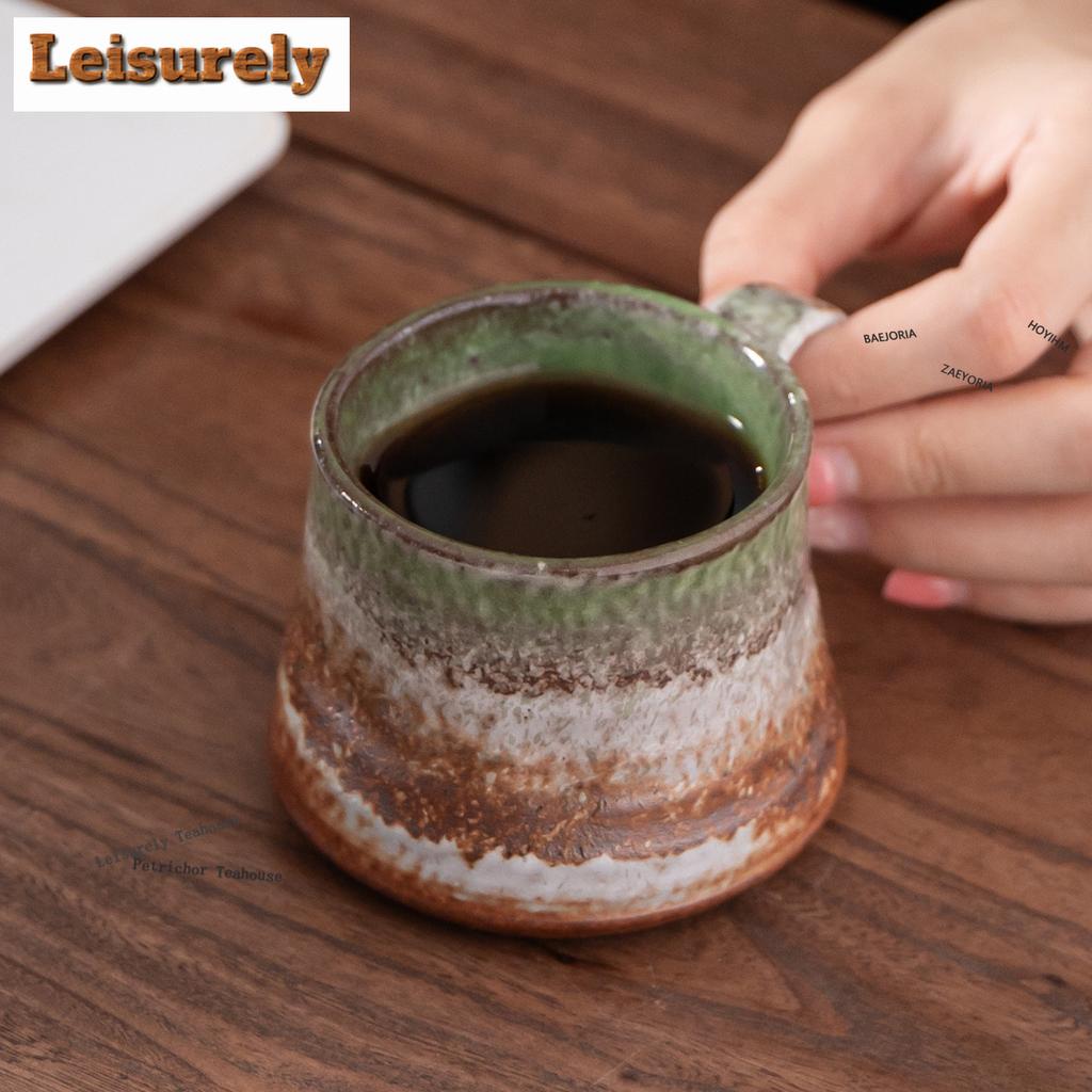 HOYIHM 171ml Mountains Plains Kiln Fambe Coffee Mug Hot Chocolate Cup Afternoon Tea Mug Personal Office Water Cup Tableware Gift