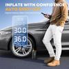 Portable Cordless Air Compressor For Car Tires - Auto Electric Air Pump Fast Inflation For Bicycle, Motorcycle, 150Psi