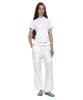 PARTIMENTO WOMEN Two-Way Frill Turnover Waist Pants_White
