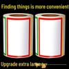 Extra-Large Self-Adhesive Color Label Stickers