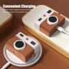 for AirPods Pro 3 Earphone Cases Retro 3D Camera Design Protective Silicone Shockproof Case Cover for AirPods Pro 3 with Lanyard