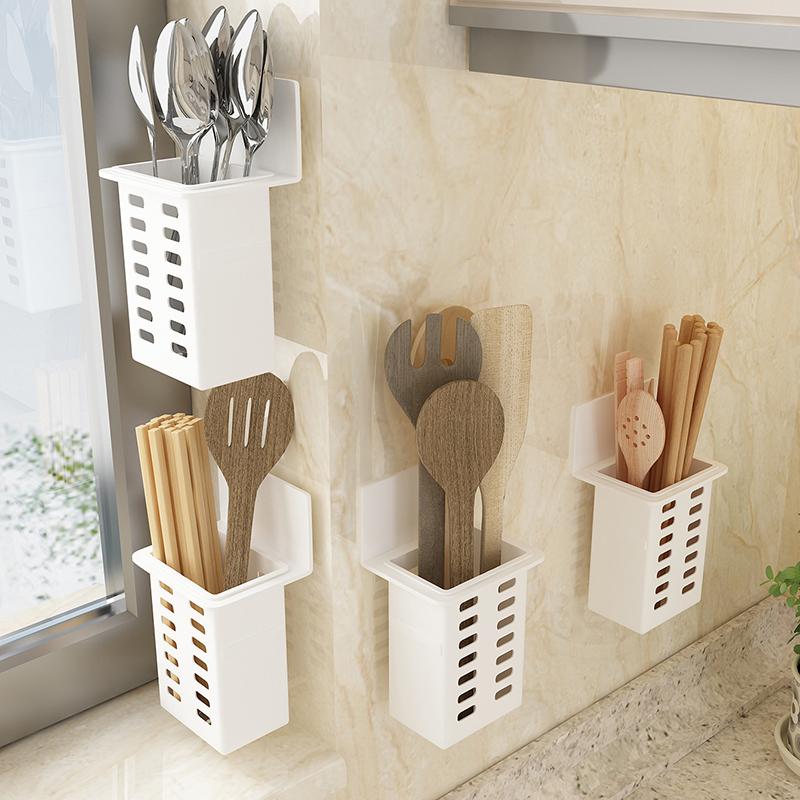 1 Functional Toothpaste Bathroom Toothbrush Stand Wall-Mounted Toothbrush Storage Rack Bathroom Storage Rack