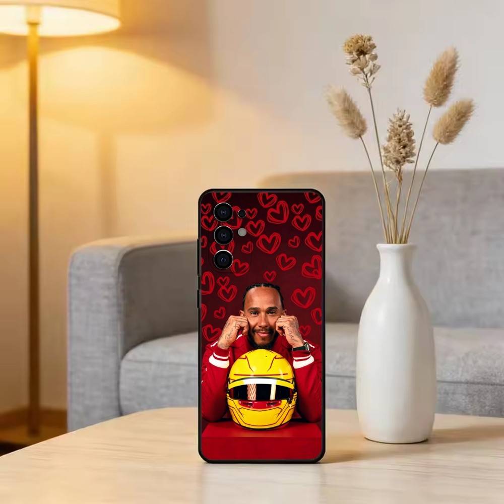 Racing Driver L-Lewis H-Hamilton Phone Case For Samsung S25,S24,S21,S22,S23,S30,Ultra,S20,Plus,Fe,Soft Silicone Black Cover