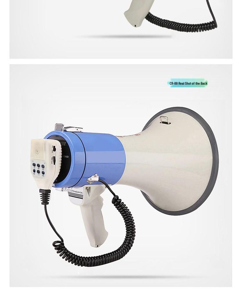 CR-88 Handheld USB Megaphone with Recording and Loop Playback