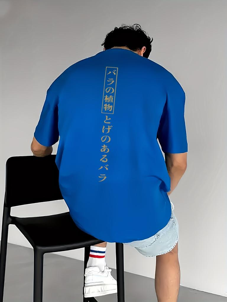 2025 New Japan Text Print 100 Cotton Trend Men Women Tshirt Summer Autumn Daily Outdoor Sports Party Casual Loose Short Sleeve