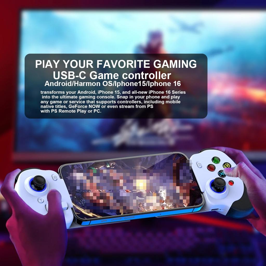 Mobile Phone Game Pad Cloud Gaming Controller Remote Play Android IOS Type C Wired Game Stick  Stretch Phone Game Controller