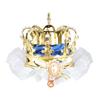 Princess Mini Princess Hair Lolita Leading Cosplay Head Hair Costume Blue Crown, Cosplay, Crown, Tiara, Crown, Girls' Ornament, Headpiece, Role,