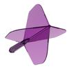 CUESOUL ROST 77 Transparent Integrated Flight Standard Set of 3 Clear Purple White Logo L Size (CS-77-XB7T-L)
