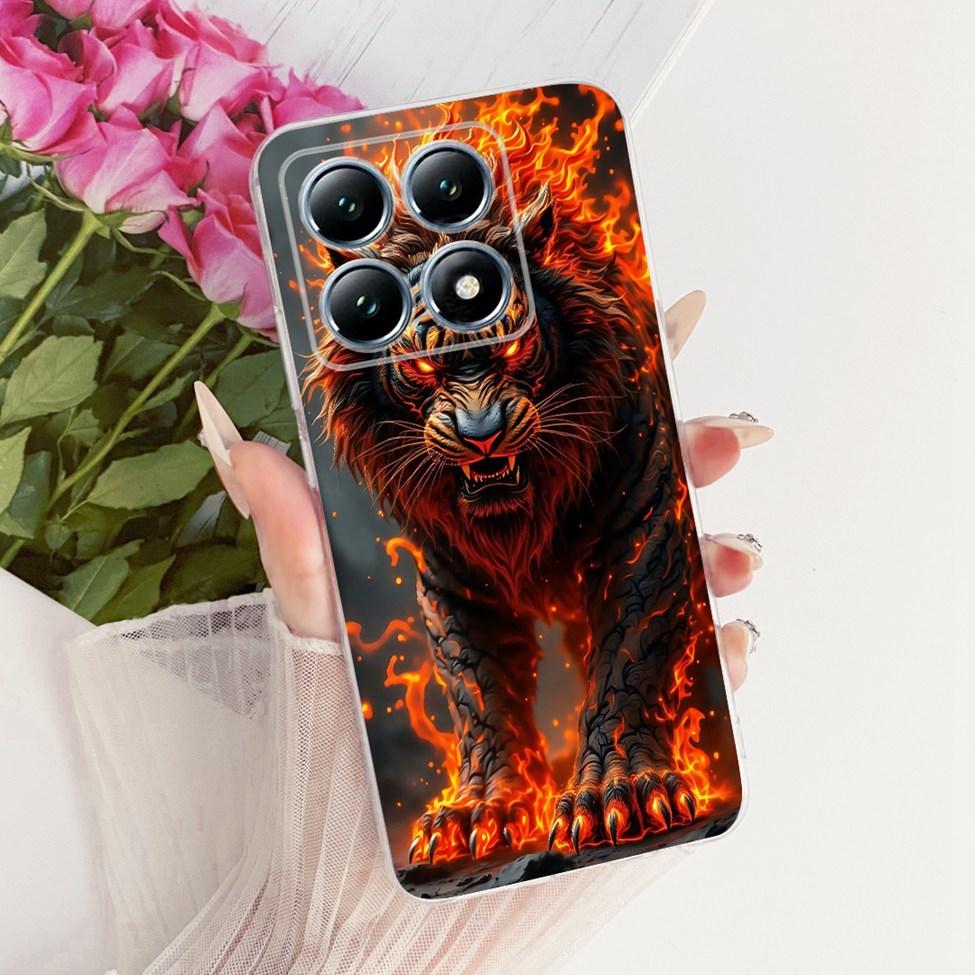 Transparent Casing For Xiaomi 14T Pro Case Cute Cat Luxury Fashion Butterfly Funny Cool Painted Cover 2407FPN8EG