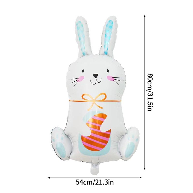 Aluminum Film Creative Pet Pet Balloons Rabbit Dog Cat Balloons Walking-With-Wheels Baby Shower Birthday Party Easter Balloons
