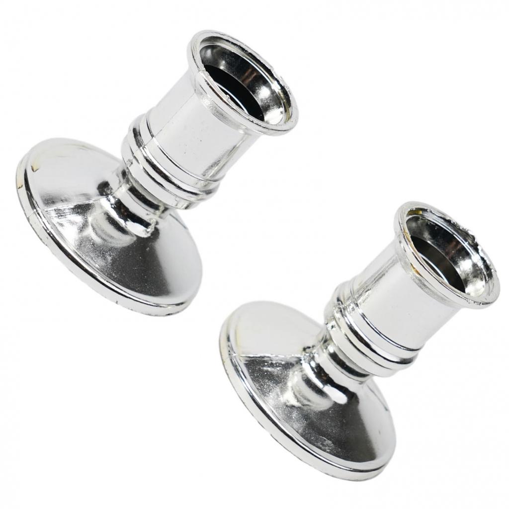 Candle Holders Candle Base Candlestick Plastic Silver-Plated