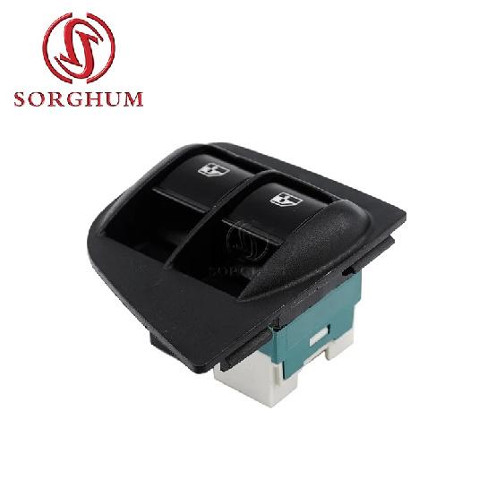 Sorghum 735417033 For Fiat Doblo Cargo 2001-2010 Double Electric Power Window Control Switch Regulator Master Button With Panel