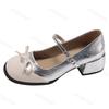 Fashion Women's Elegant Retro Bow Designed Casual Shallow Mouth Single Shoes Autumn 2025 Comfortable Versatile High Heel Mary Jane Shoes