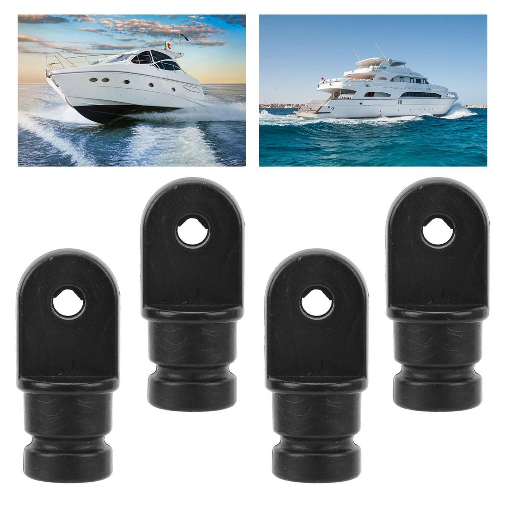 4 Pcs Bimini Top Fitting Nylon Eye End Top Bimini Top Hardware Cover for Marine Boat