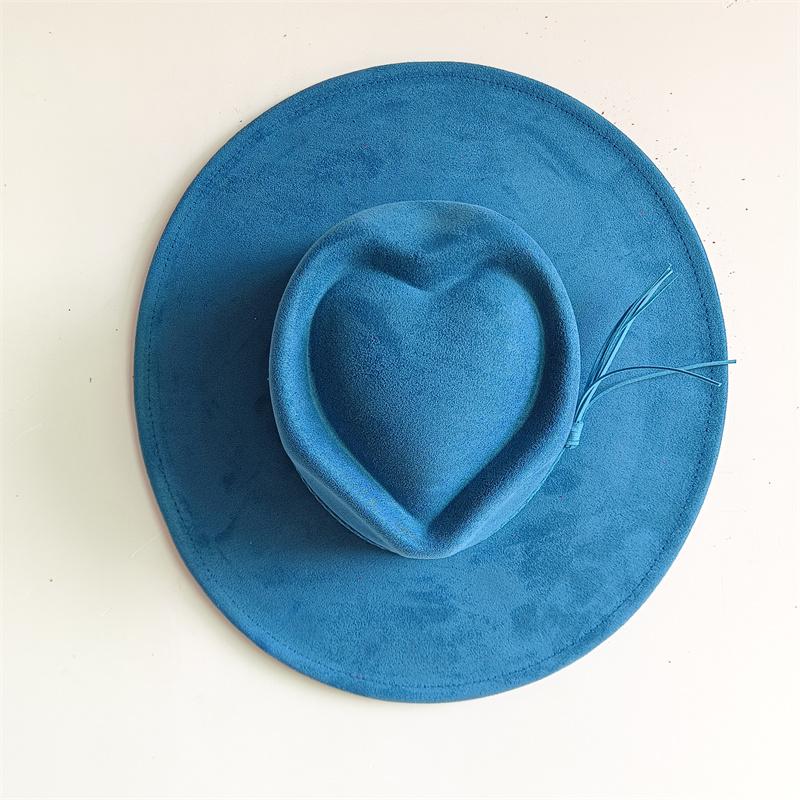 

Colorful Suede Hat Arrow Fashion 2026 New Autumn/Winter Collection Unisex Felt Fedora Hat Classic Church Hat Women s Sun Hat 56-58cm