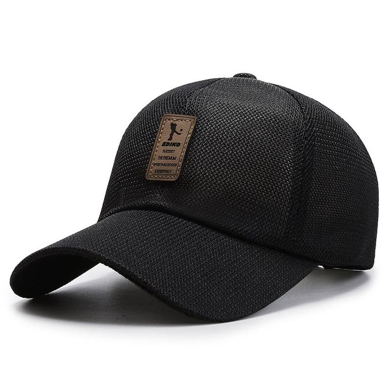 Baseball Mesh Cap Hats Adjustable Summer Sun Protection Outdoor Breathable