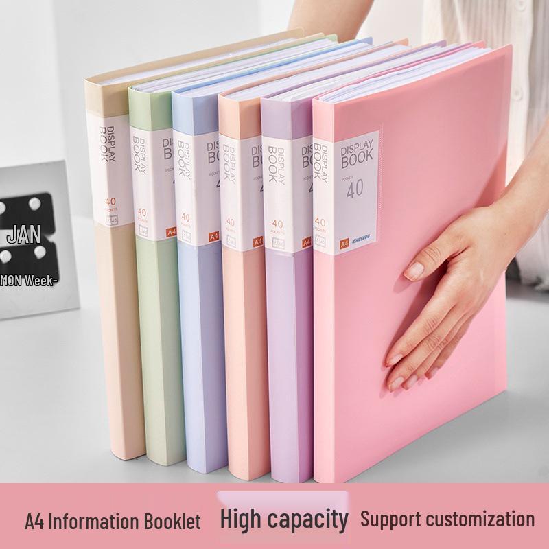 

A4 Transparent Multi-layer Document & Sheet Music Storage Folder 30 Pages