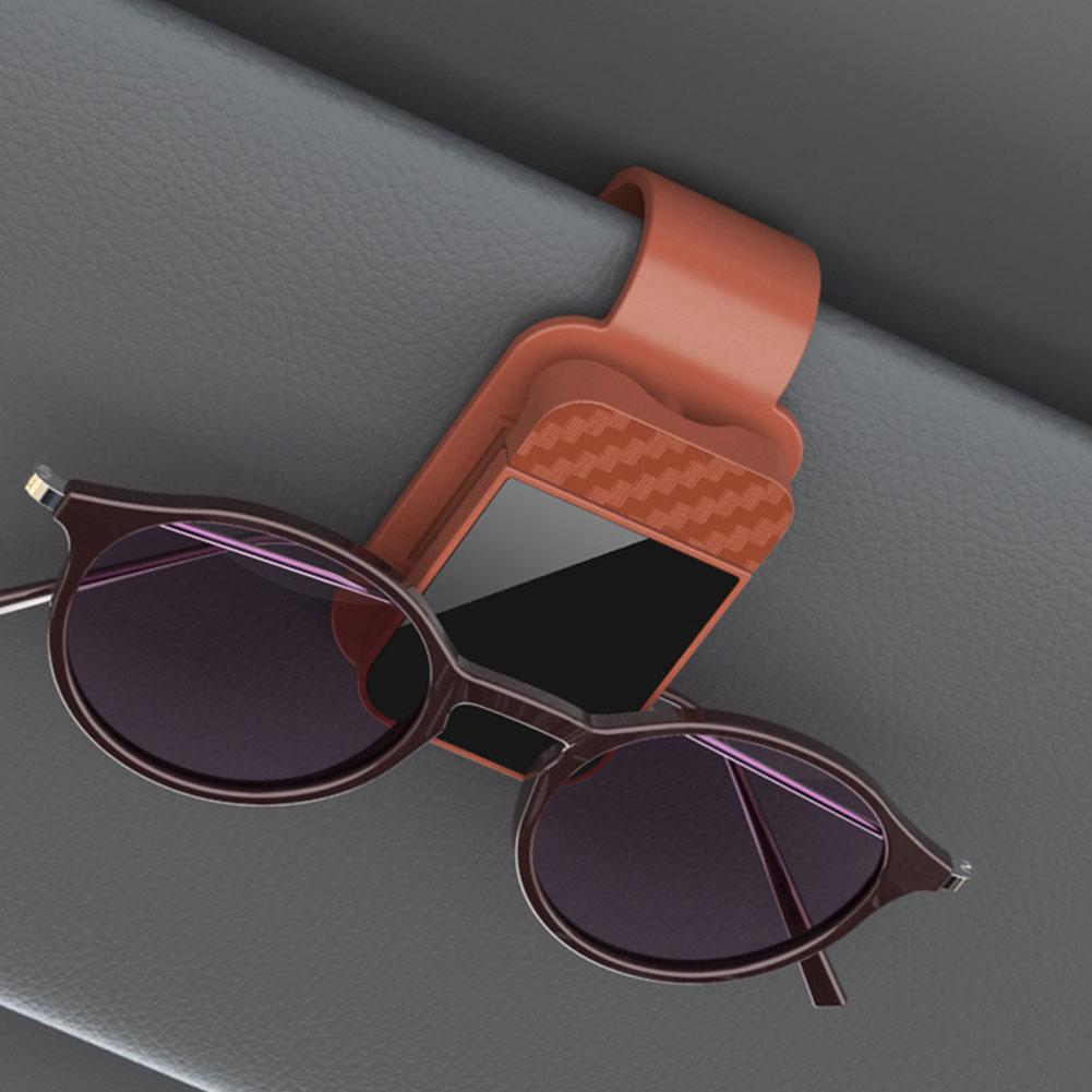 Car Sun Visor Sunglasses Clip Car Sunglasses Storage Card Holder Eyeglass Hanger Car Interior Ticket Card Storage Clip Access