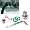 Oversize   Drain Plug Stainless Steel Self Tapping Oil Pan Thread Repair Kits with Hex Wrench O   Gasket