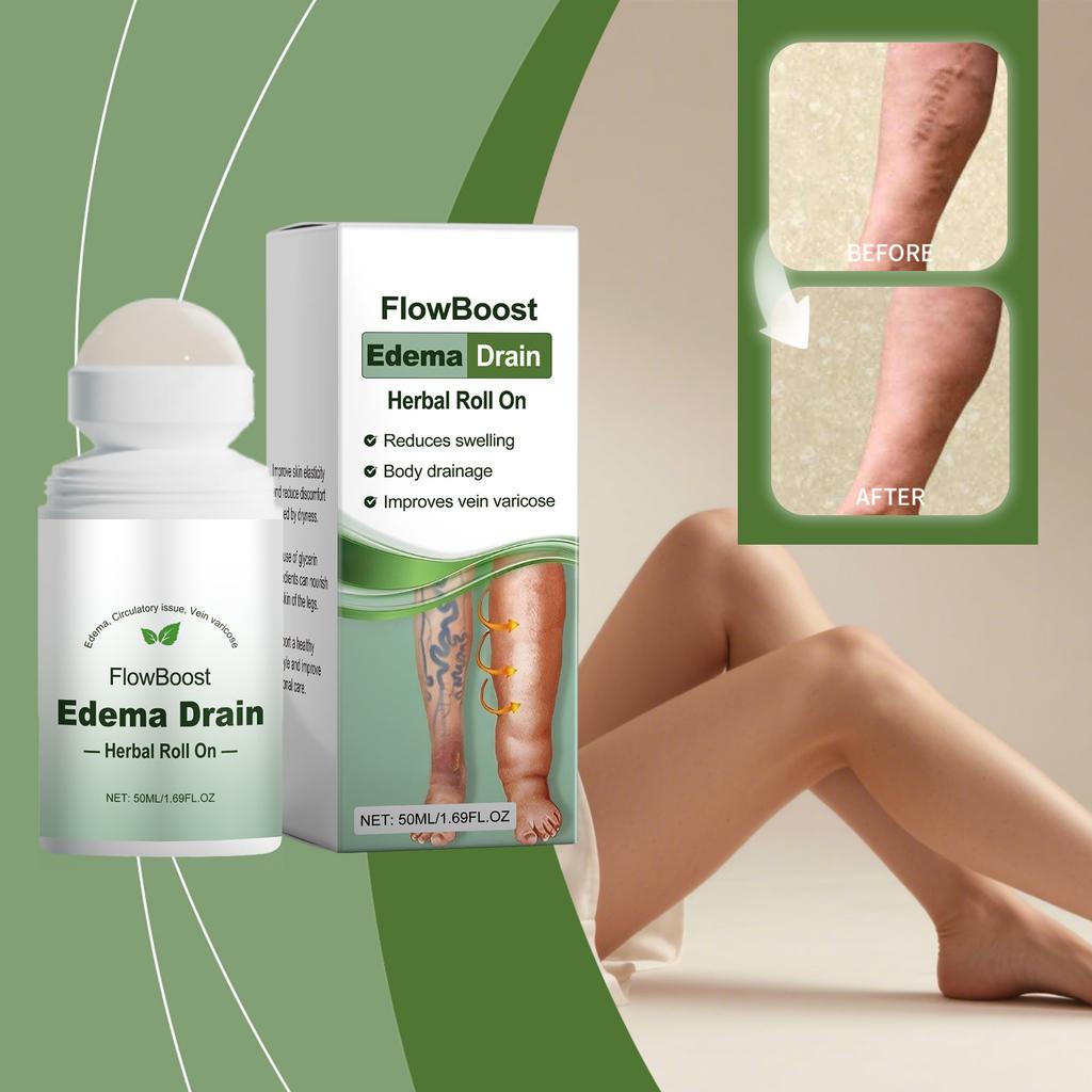 Leg Varicose Cream, Lymph Node Swelling, Varicose Vein Massage Ball To Edema And Reduce Leg Discomfort,50ML