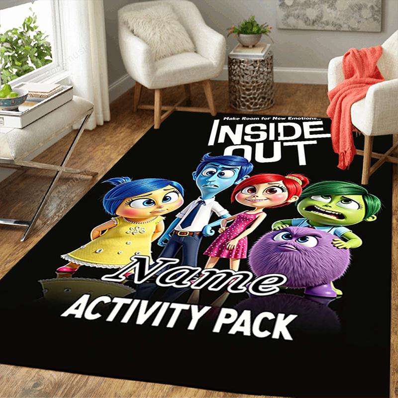 Custom 1Pc Inside Out Emotions Rug Office Carpet Indoor Outdoor Entrance Doormat Nonslip Soft And Comfortable Living Room D91681