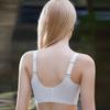 Seamless Bra Women's Mesh Fabric Adjustable Underwear Gathering Bra Push Up Bra
