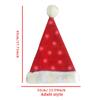 Christmas Hat Merry Christmas LED Light Hat New Year Ligthed Hat Red Santa Claus Hat for Kids Adult Xmas Gift Party Hat