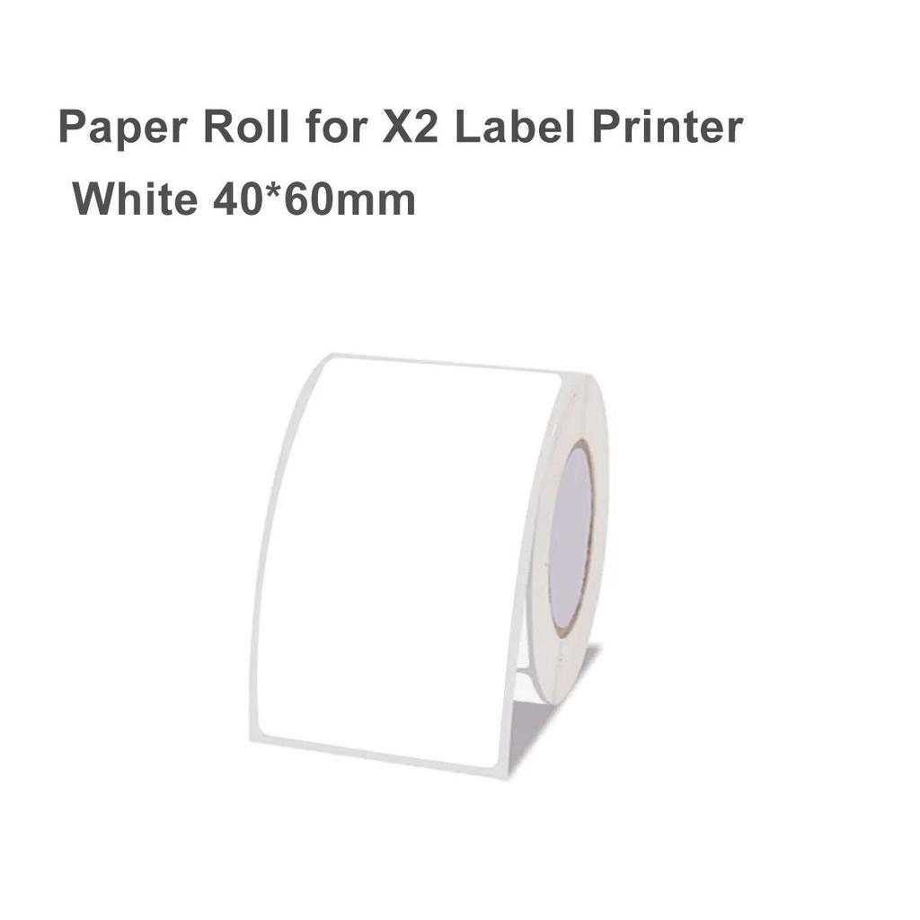 X2 Bluetooth Wireless Thermal Label Printer – Portable, Inkless Barcode & QR Code Machine
