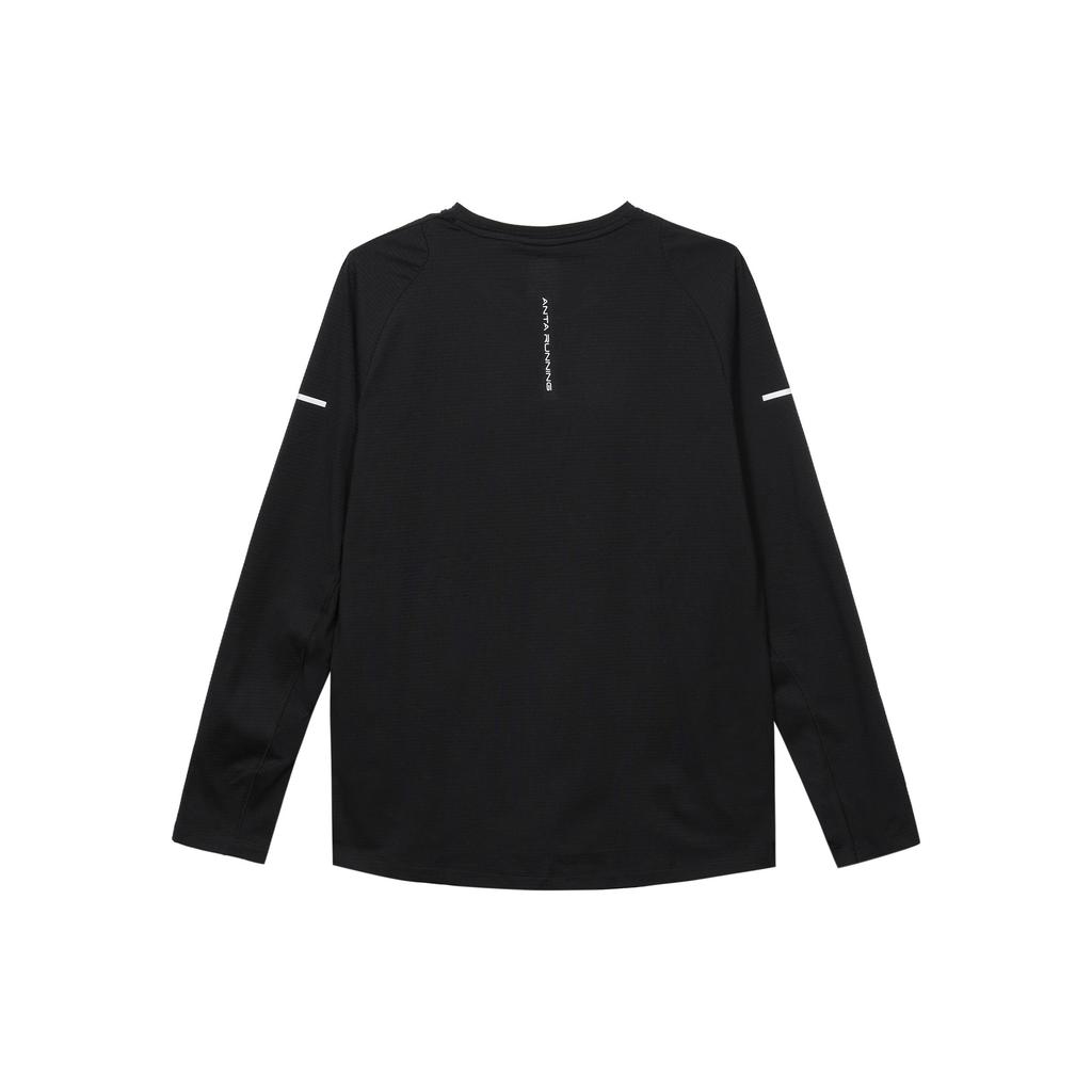 ANTA Running Collection Knitwear Men's Black Crew Neck Moderate Other 952345402-4