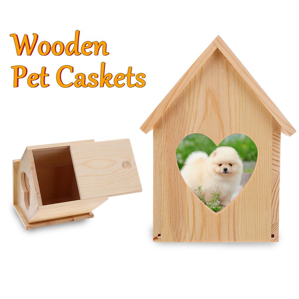 wooden pet caskets