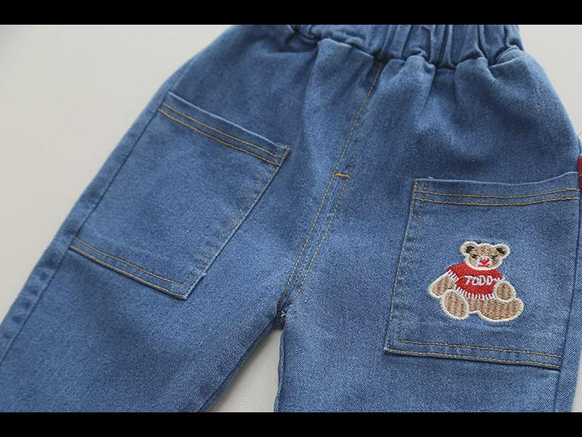 Herbst/Frühling Bär Casual Jungen Zwei-Stück Koreanische Anzug