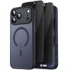 Anti-Spy Case + 2 Tempered Glass Screen Protectors for iPhone 18 Pro, with Magnetic Ring Camera Lens Protector - Black