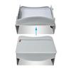 Baby Kids Car Seat Travel Tray Waterproof Safety Seat Play Snack Draw Table Organizer Storage 16.9*14.3*11.8 Inch Portable Table