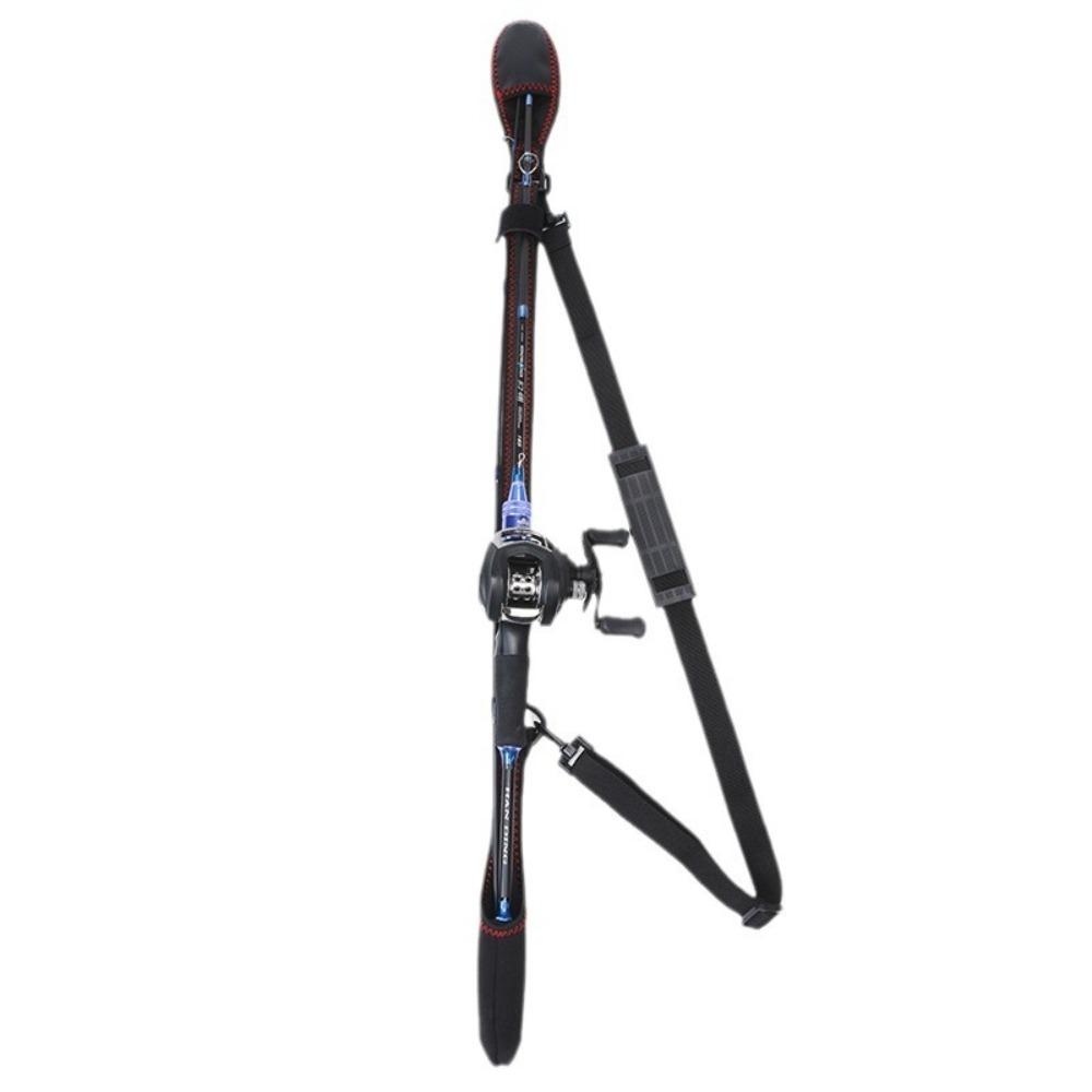 Band Fishing Rod Holder Strap Wear-resistant Breathable Carp Fishing Rod Belt Protector Tie Holder Strap Elastic
