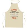 Tablier De Cuisine - Un Norbert Aussi Génial - Impression Bretonne - Coton Résistant - Liens Ajustables