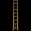 UOSU Insulated Fiberglass Telescopic Electrician's Ladder
