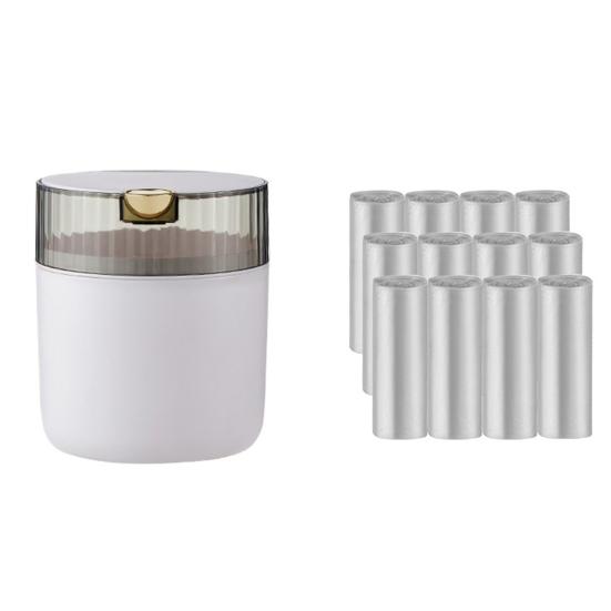 סט 1 קבל ידידותי לסביבה פרקטי נייד סגנון נורדי שולחן תה לסלון דלי אשפה פח אשפה מיני