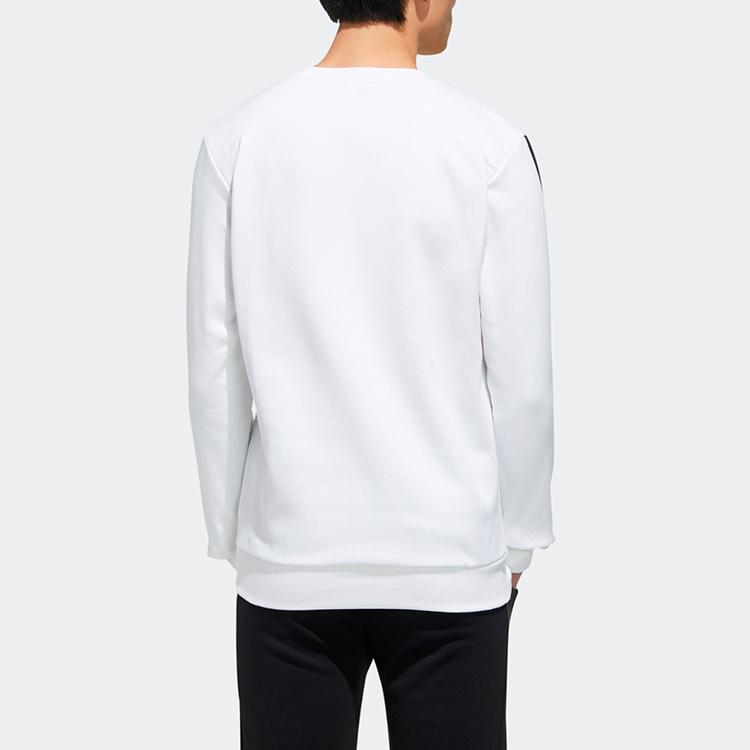 Adidas Neo Faves Sweatshirt With Crew Neck Men Tops White GG3387