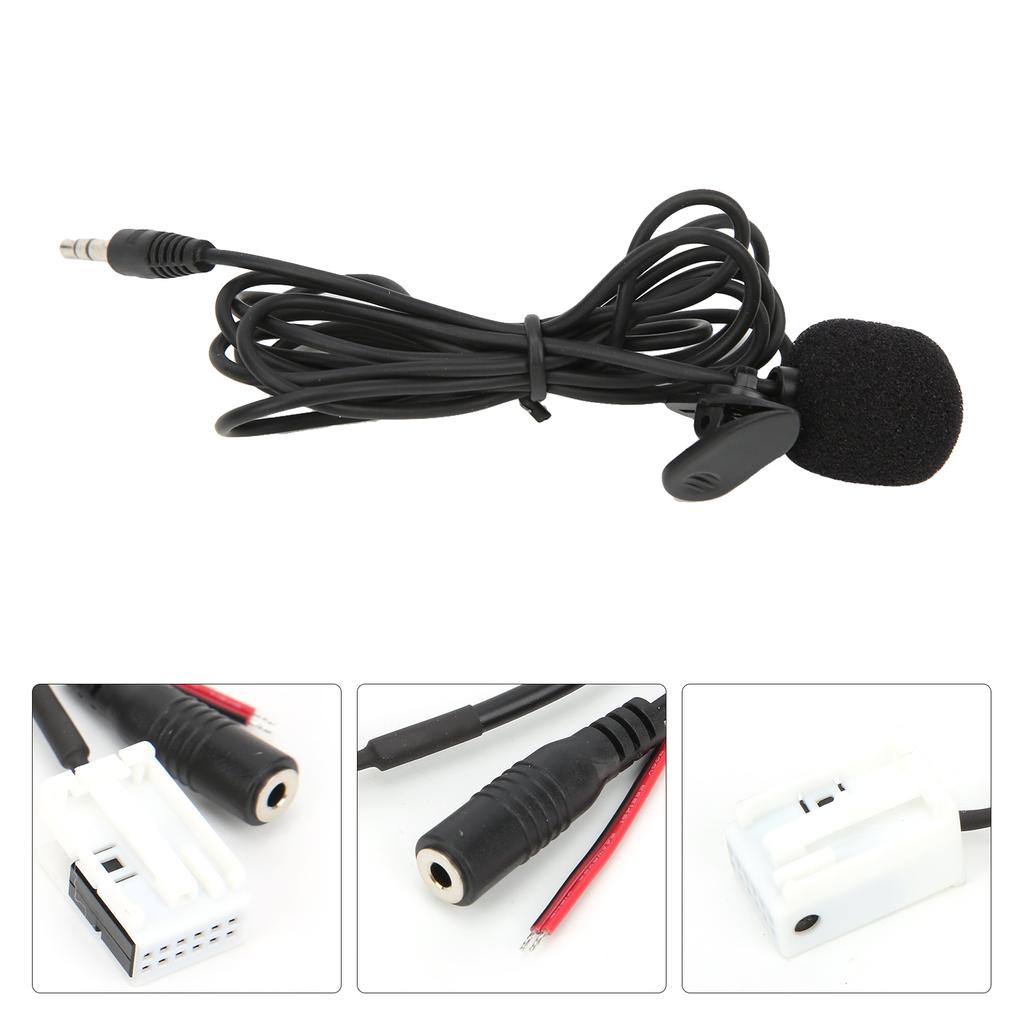Bluetooth 5.0 AUX Cable Adapter Handsfree with Microphone Replacement for Citroen Berlingo Jumpy C2 C5