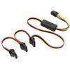 8Pin/6Pin zu Sata Festplatten Netzteil Adapter Anschlusskabel 12V zu 4Pin Molex HDD Stromversorgungskabel