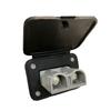 120A Compatible With Anderson Plug Kit Flush Mount Panel Bracket With Cover For Caravan Connector Mount Socket