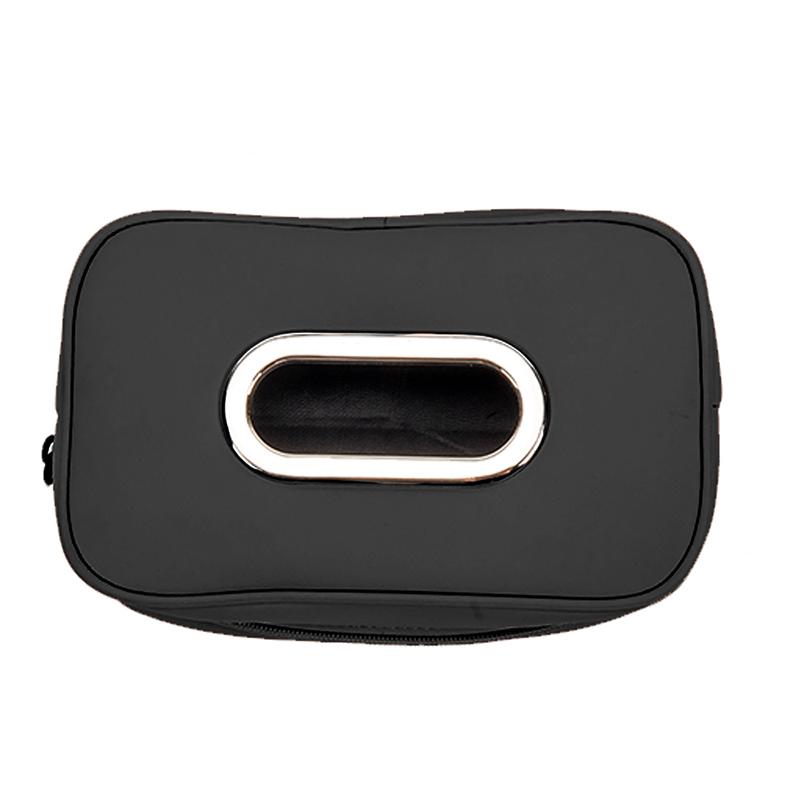 

Car Tissue Box Holder Nappa Leather For BYD Shark 6 Center Console Armrest Napkin Box Sun Visor Backseat Tissue Case Fix Strap чёрный