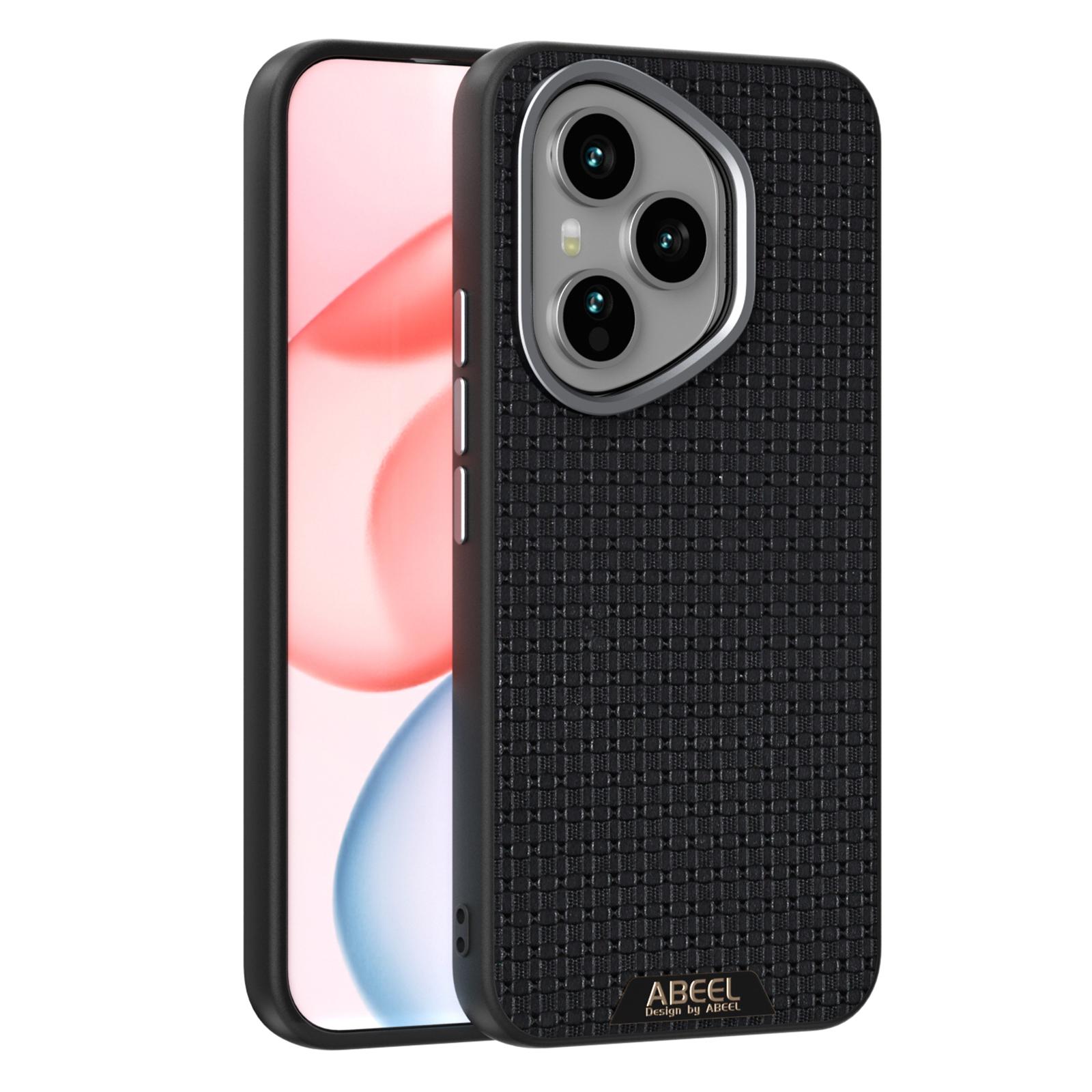 

ABEEL For Honor 400 Pro 5G (Global) Case Compatible with MagSafe Textured Micro-Embossing Back Cover Black
