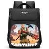 School Backpack with Multi Compartment ,Large Cartoon Fortnite School Bags for Boys & Girls,Durable Child Backpack for Aged 6-10