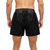 Mens Waterproof Swim Trunks Pockets Color Blocking Stripes Elastic Waistband Athletic Bottoms
