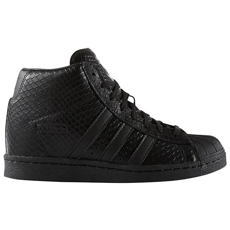 Adidas Originals Superstar Up Antiscivolo Resistenti all'Usura Sneakers con Tacco Alto Nere Donna S76404