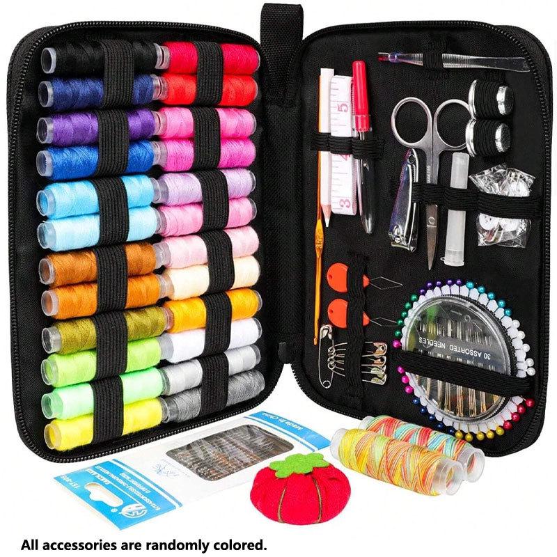 Portable Needle and Thread Kit - Home DIY Sewing Tool Set, Household Sewing Box
