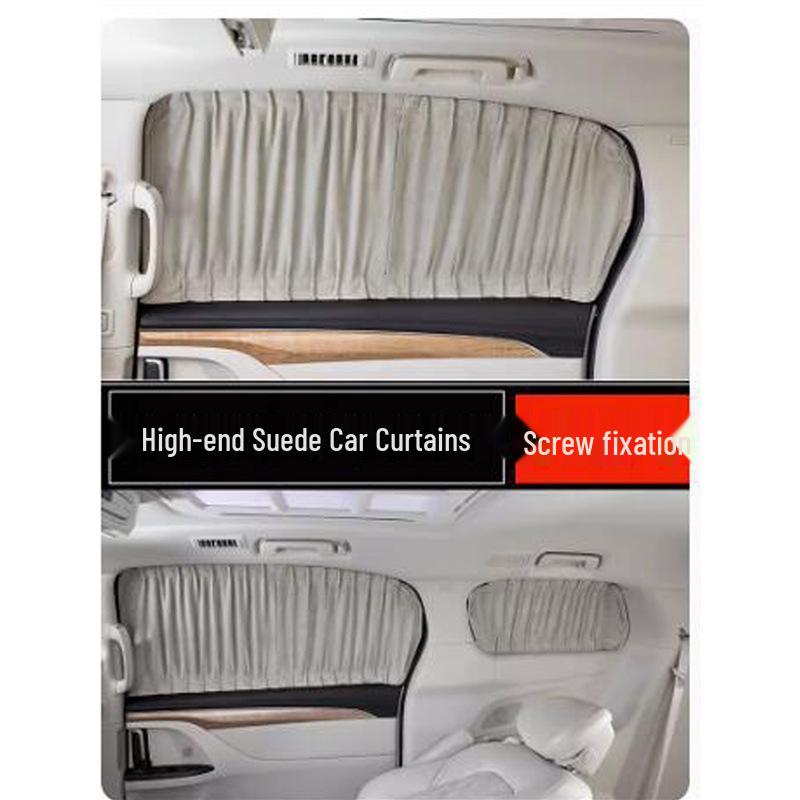 GAC Trumpchi GM8 Luxury Suede Privacy Sunshade Curtains